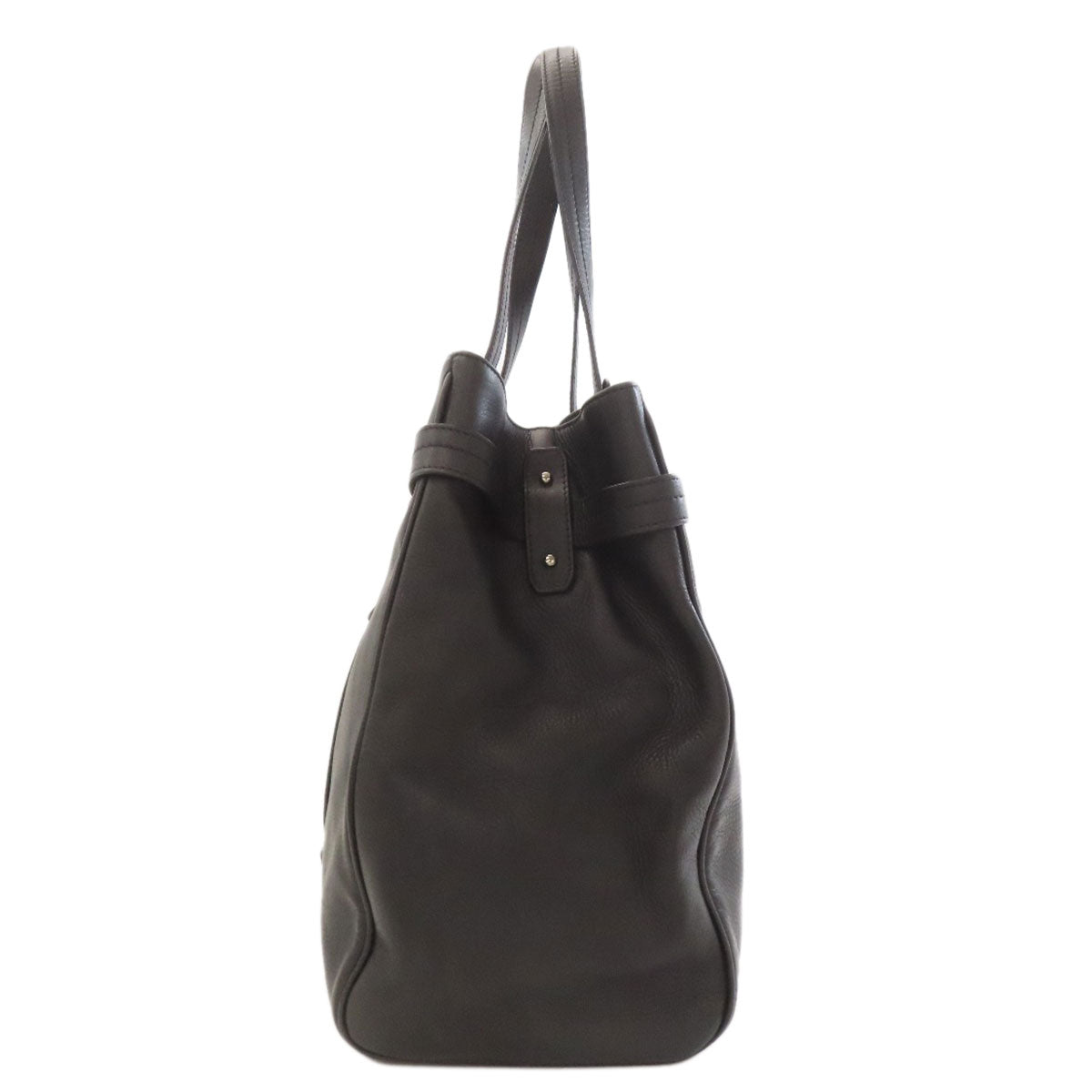 BALLY logo Tote Bag Leather Ladies [Used]