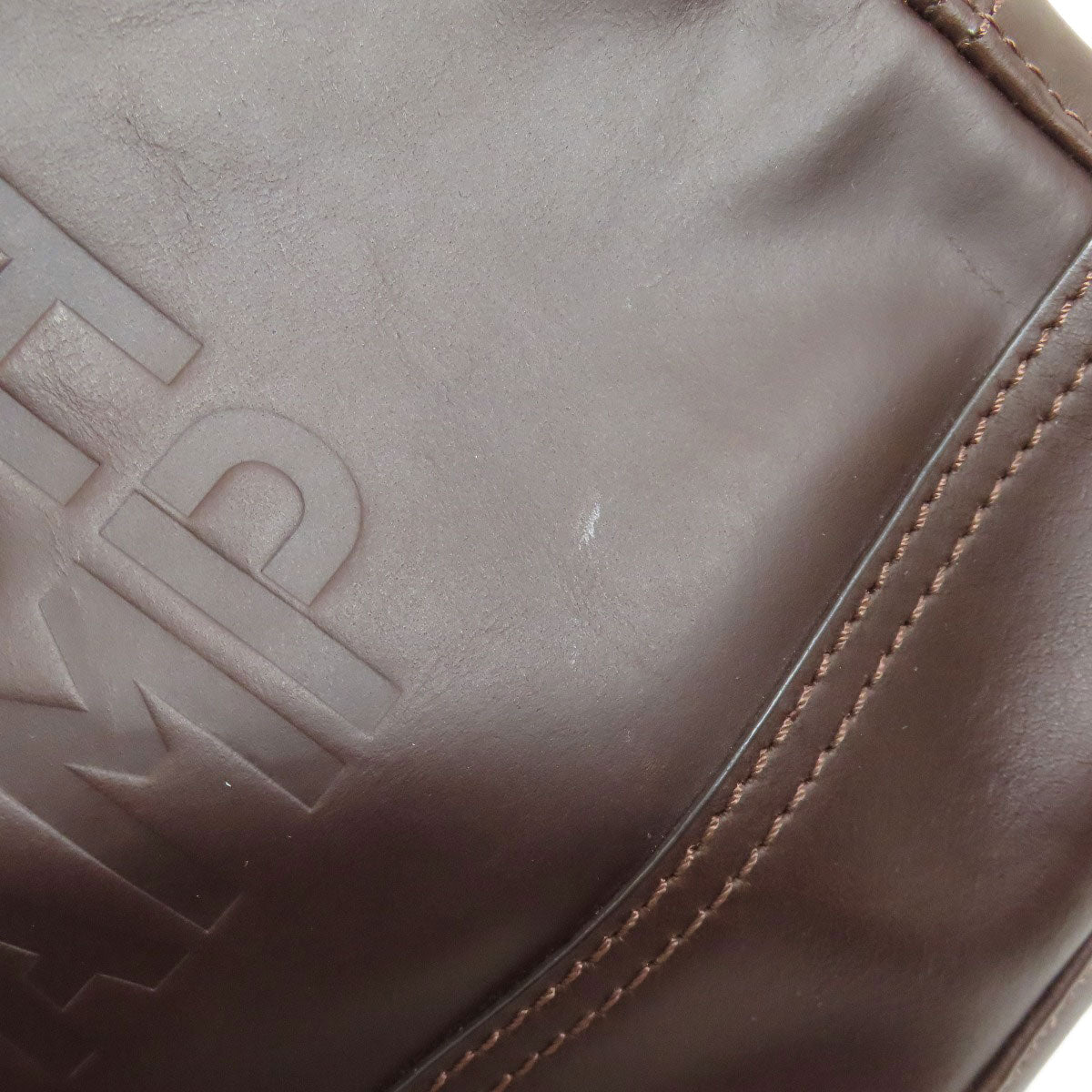 Longchamp logo Shoulder Bag Leather Ladies [Used]