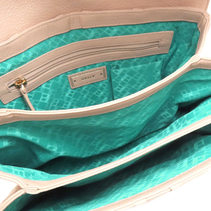 BALLY Lock Hardware 2WAY Handbag Leather Ladies [Used]