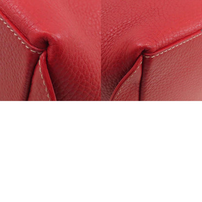 HUNTING WORLD logo Handbag Leather Ladies [Used]