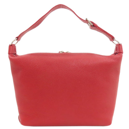 HUNTING WORLD logo Handbag Leather Ladies [Used]