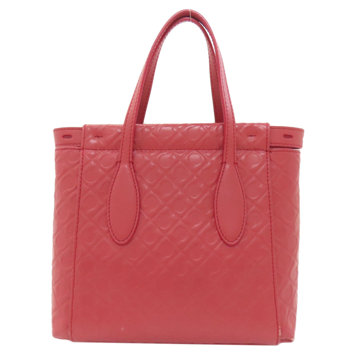 GHERARDINI Logo motif 2WAY Handbag Leather Ladies [Used]
