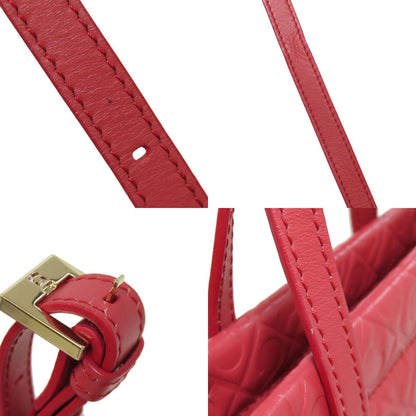 GHERARDINI Logo motif 2WAY Handbag Leather Ladies [Used]