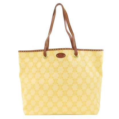 セリーヌ マカダム柄 トートバッグ キャンバス レディース 【中古】【CELINE】
