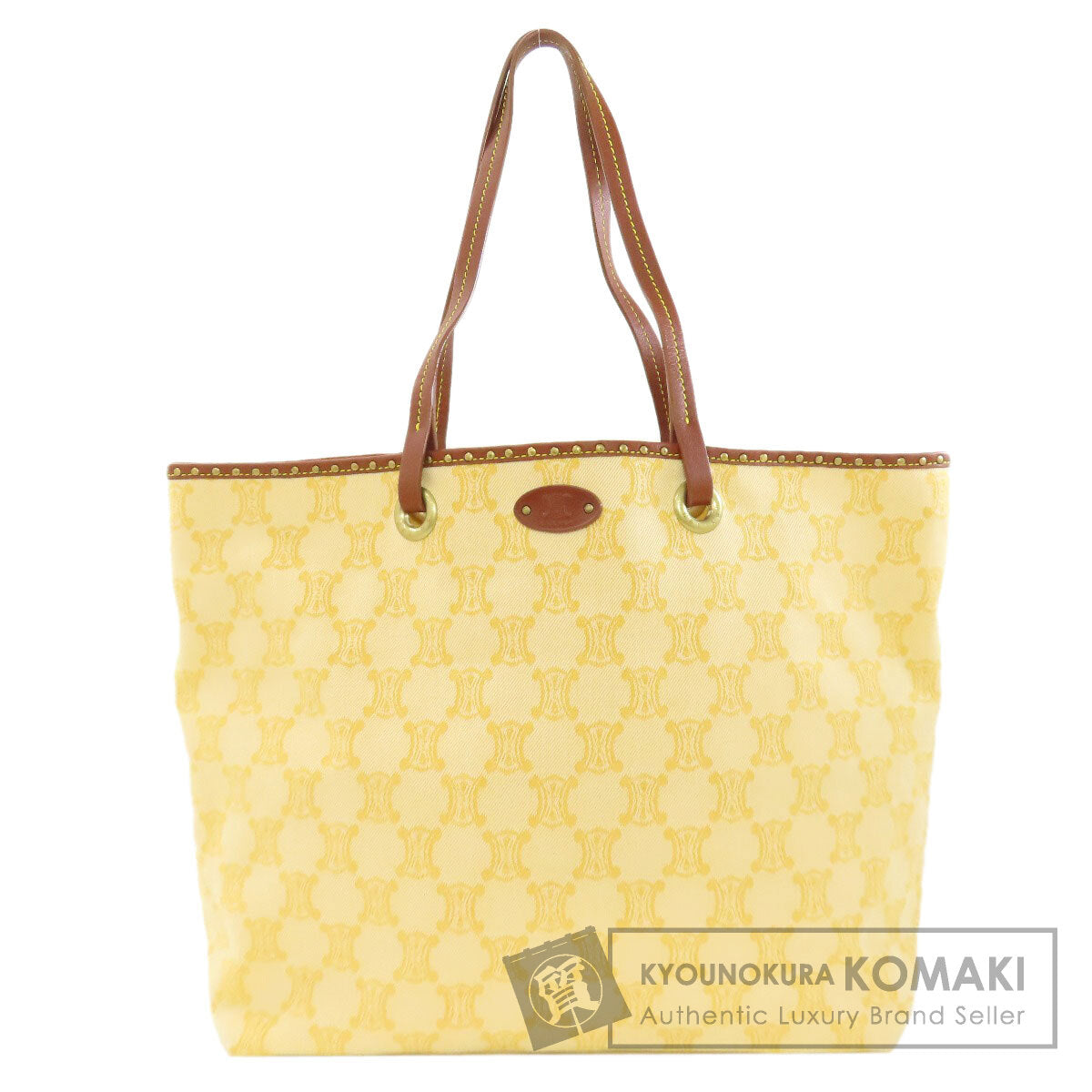 セリーヌ マカダム柄 トートバッグ キャンバス レディース 【中古】【CELINE】