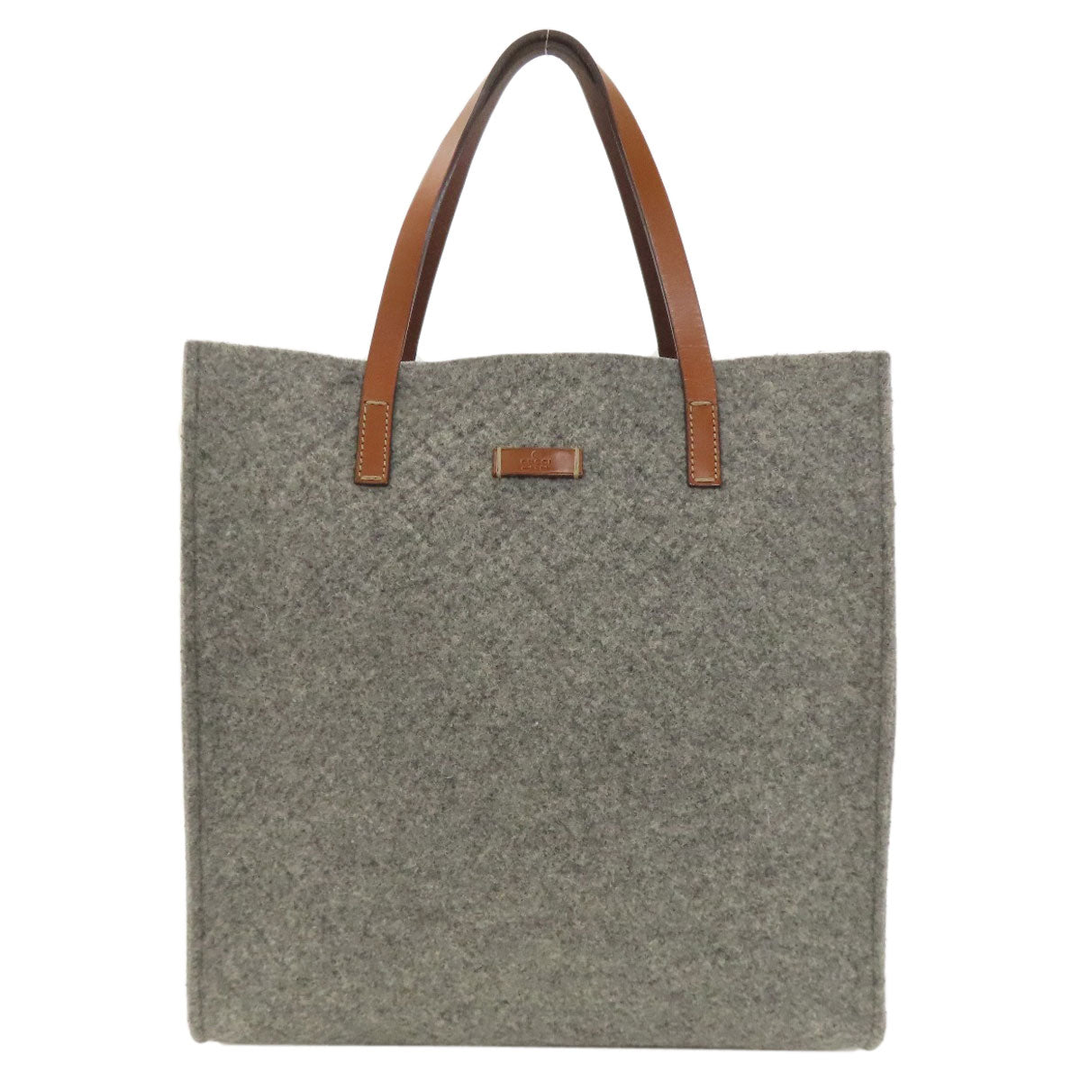 グッチ 295267 ロゴ トートバッグ フェルト レディース 【中古】【GUCCI】