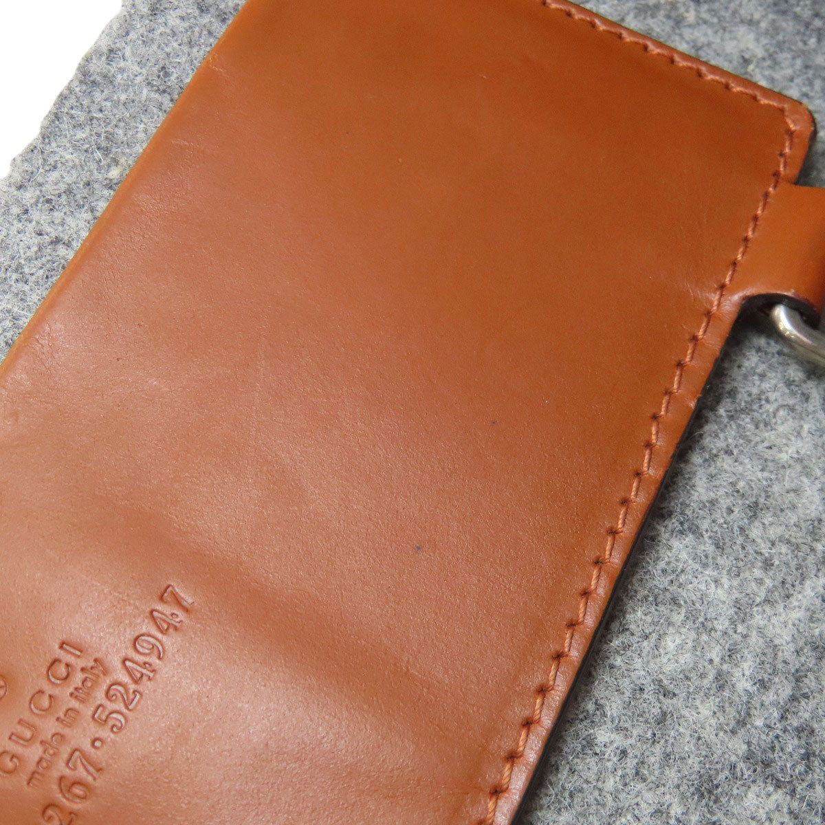 グッチ 295267 ロゴ トートバッグ フェルト レディース 【中古】【GUCCI】