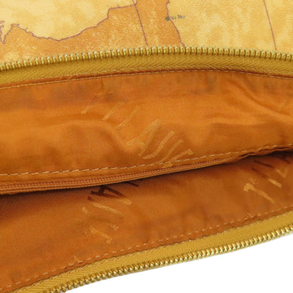 PRIMA CLASSE Map pattern Shoulder Bag PVC Ladies [Used]