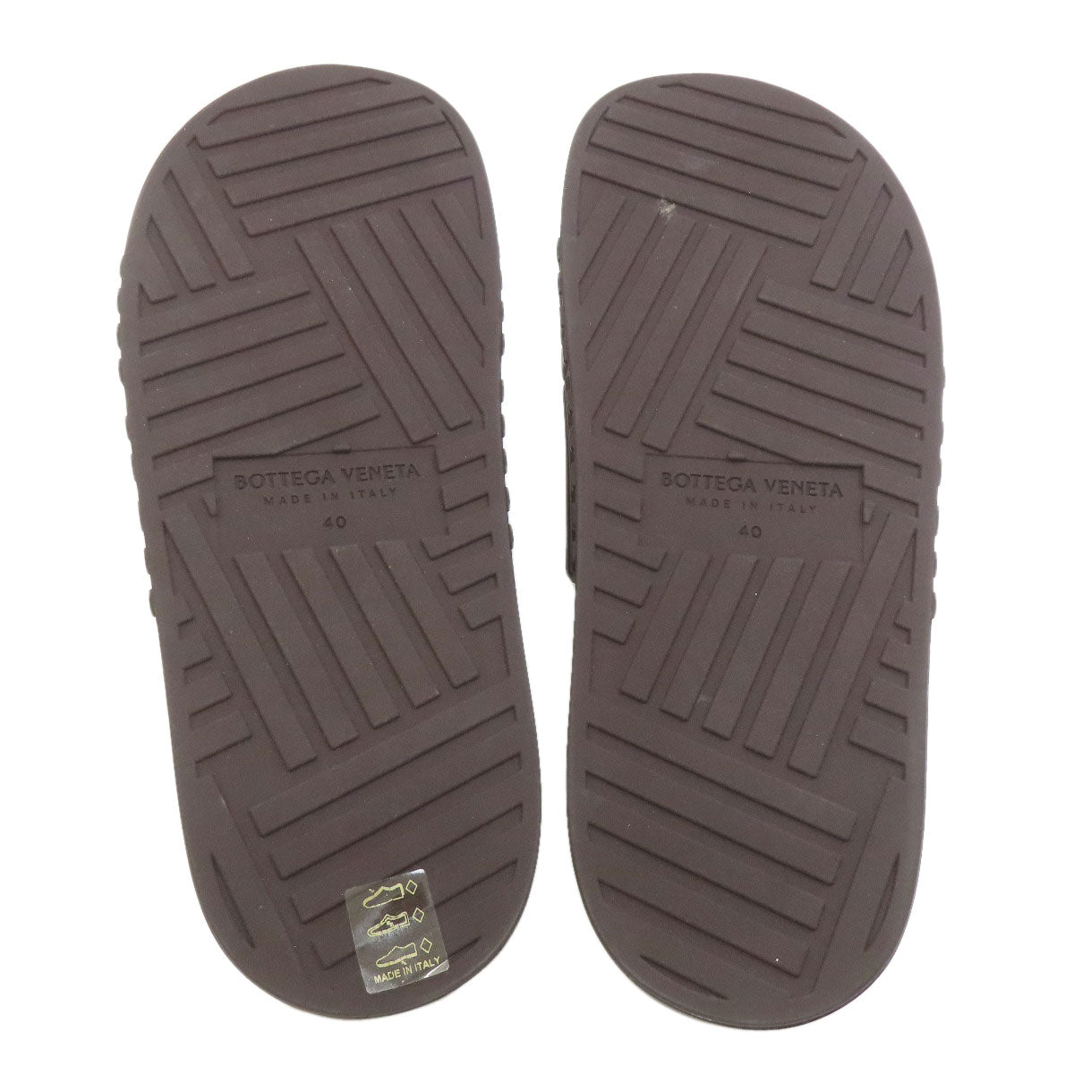 BOTTEGA VENETA slider sandals Sandals Rubber Ladies [Used]