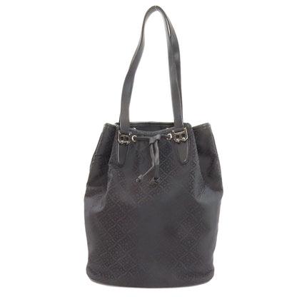BALLY B logo Tote Bag Canvas LeatherLadies [Used]