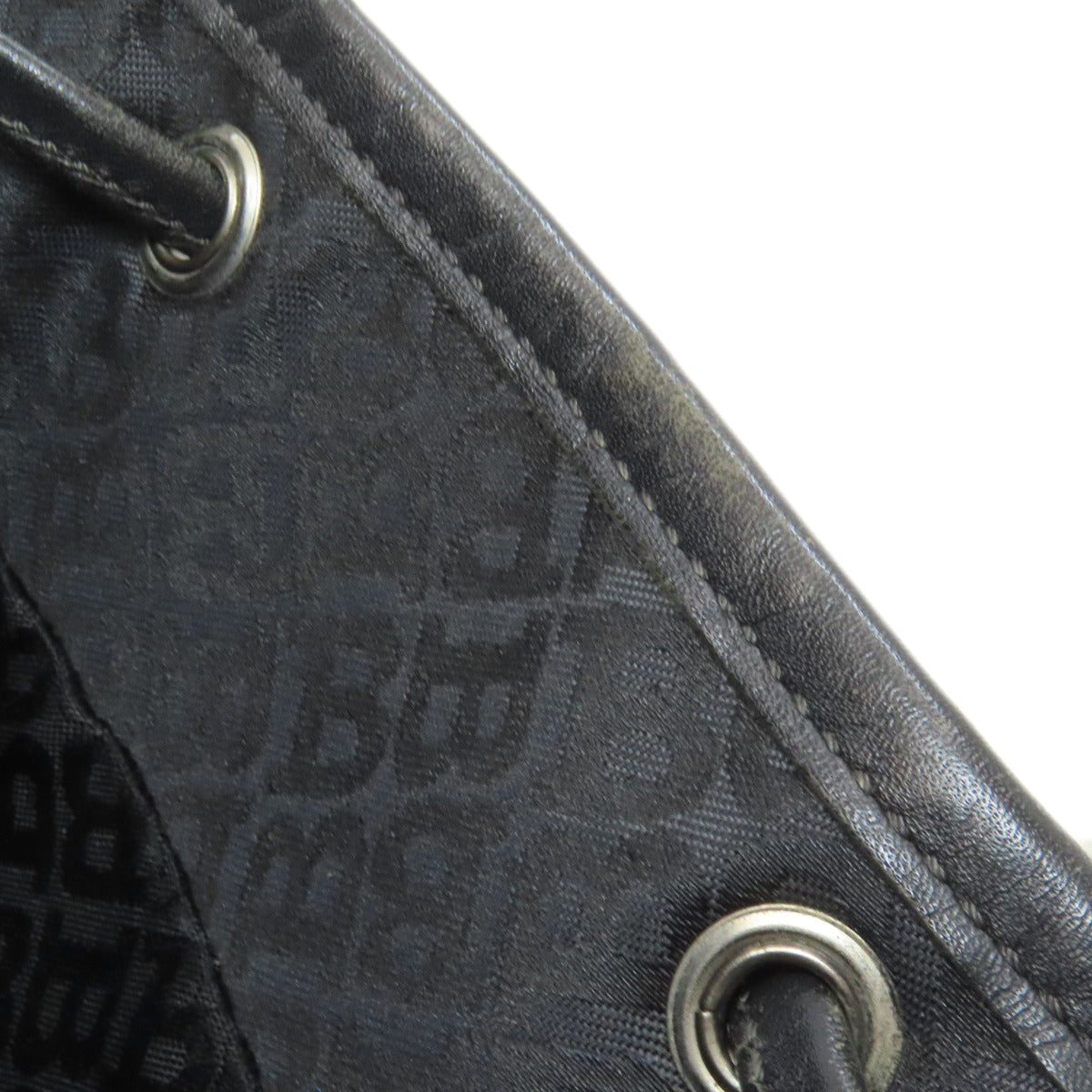 BALLY B logo Tote Bag Canvas LeatherLadies [Used]