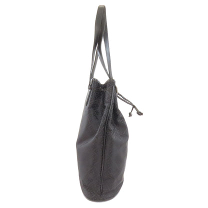 BALLY B logo Tote Bag Canvas LeatherLadies [Used]