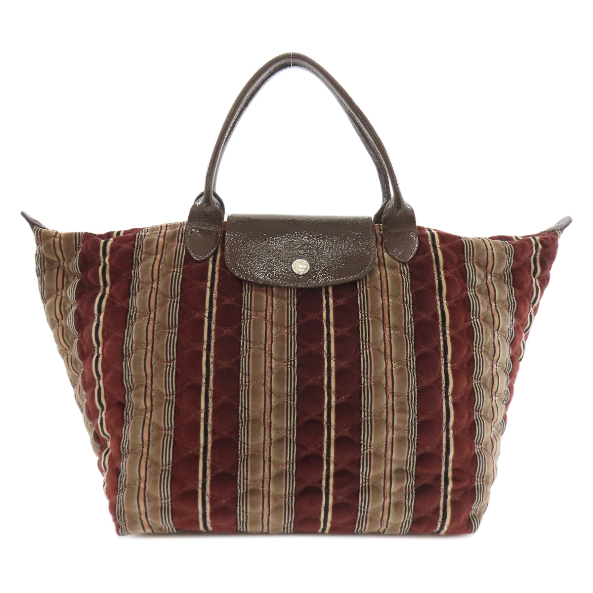 Longchamp Le Pliage quilting Tote Bag Suede Ladies [Used]