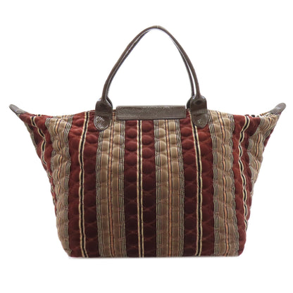 Longchamp Le Pliage quilting Tote Bag Suede Ladies [Used]