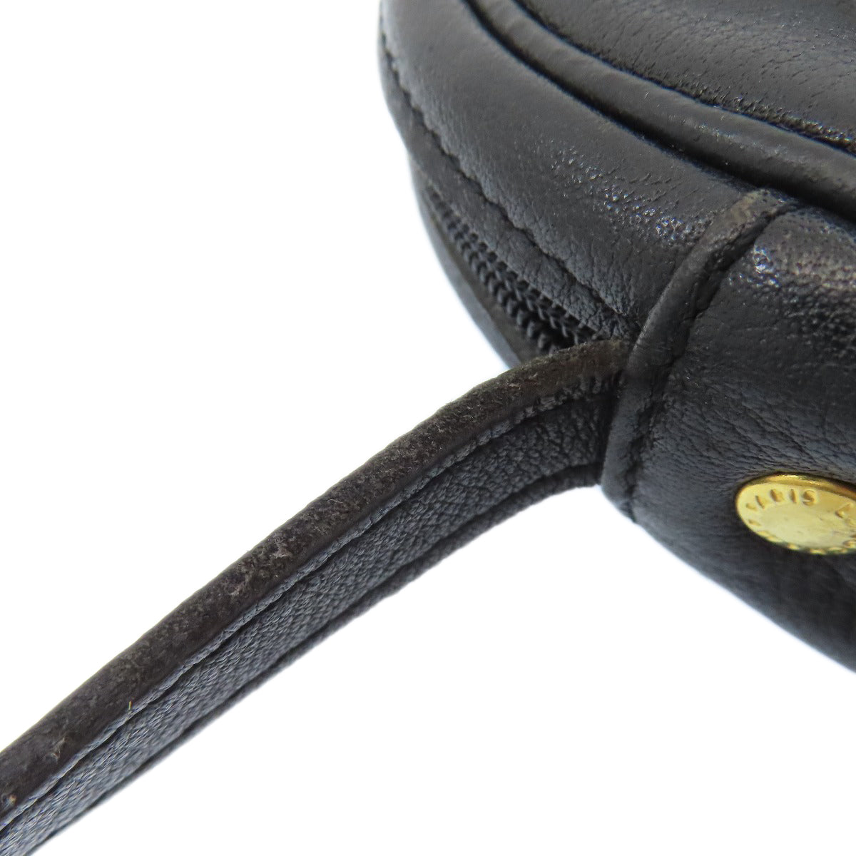 Longchamp logo Shoulder Bag Leather Ladies [Used]