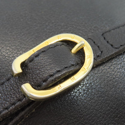Longchamp logo Shoulder Bag Leather Ladies [Used]