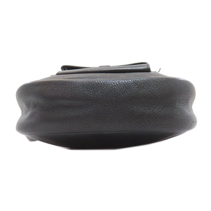 Longchamp logo Shoulder Bag Leather Ladies [Used]