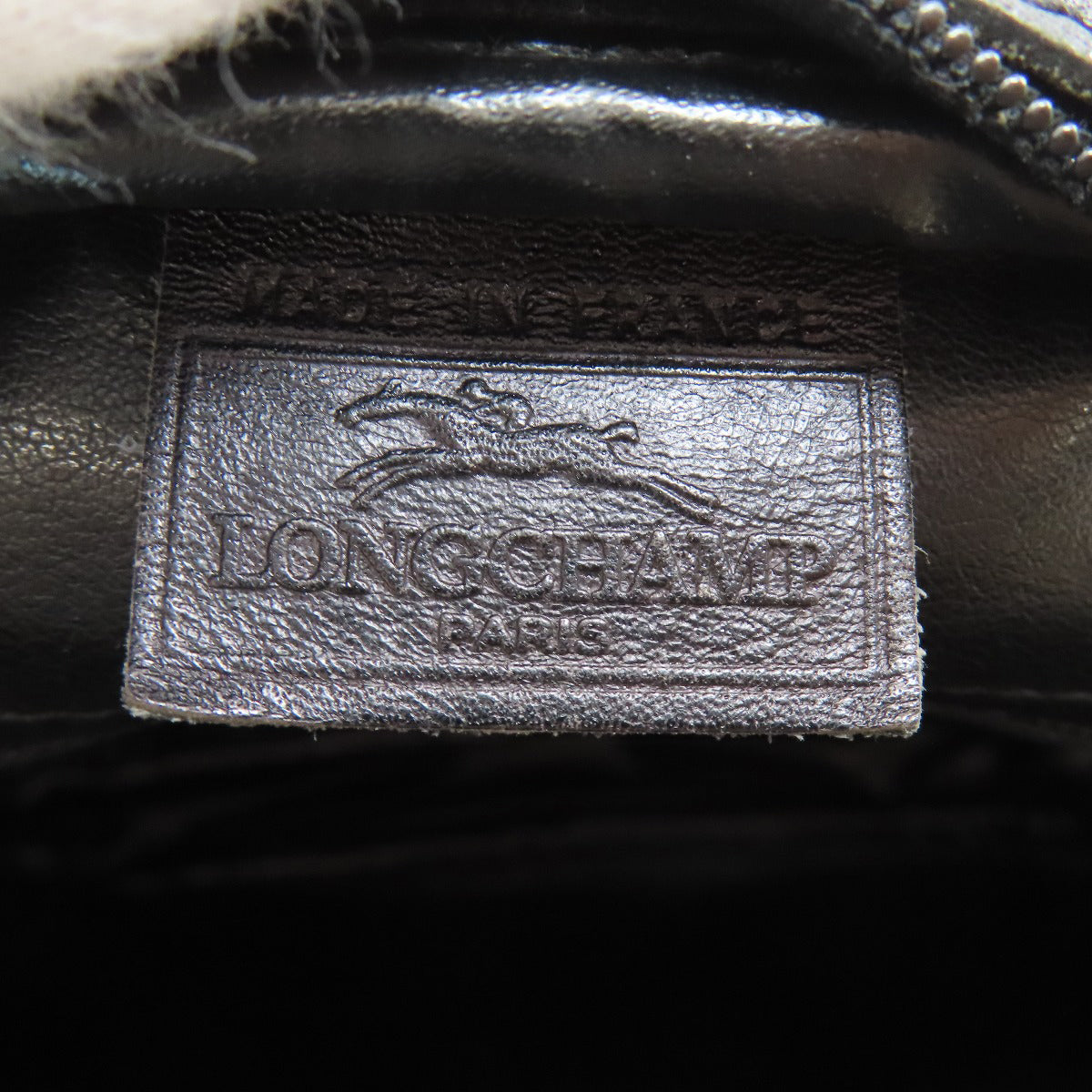 Longchamp logo Shoulder Bag Leather Ladies [Used]