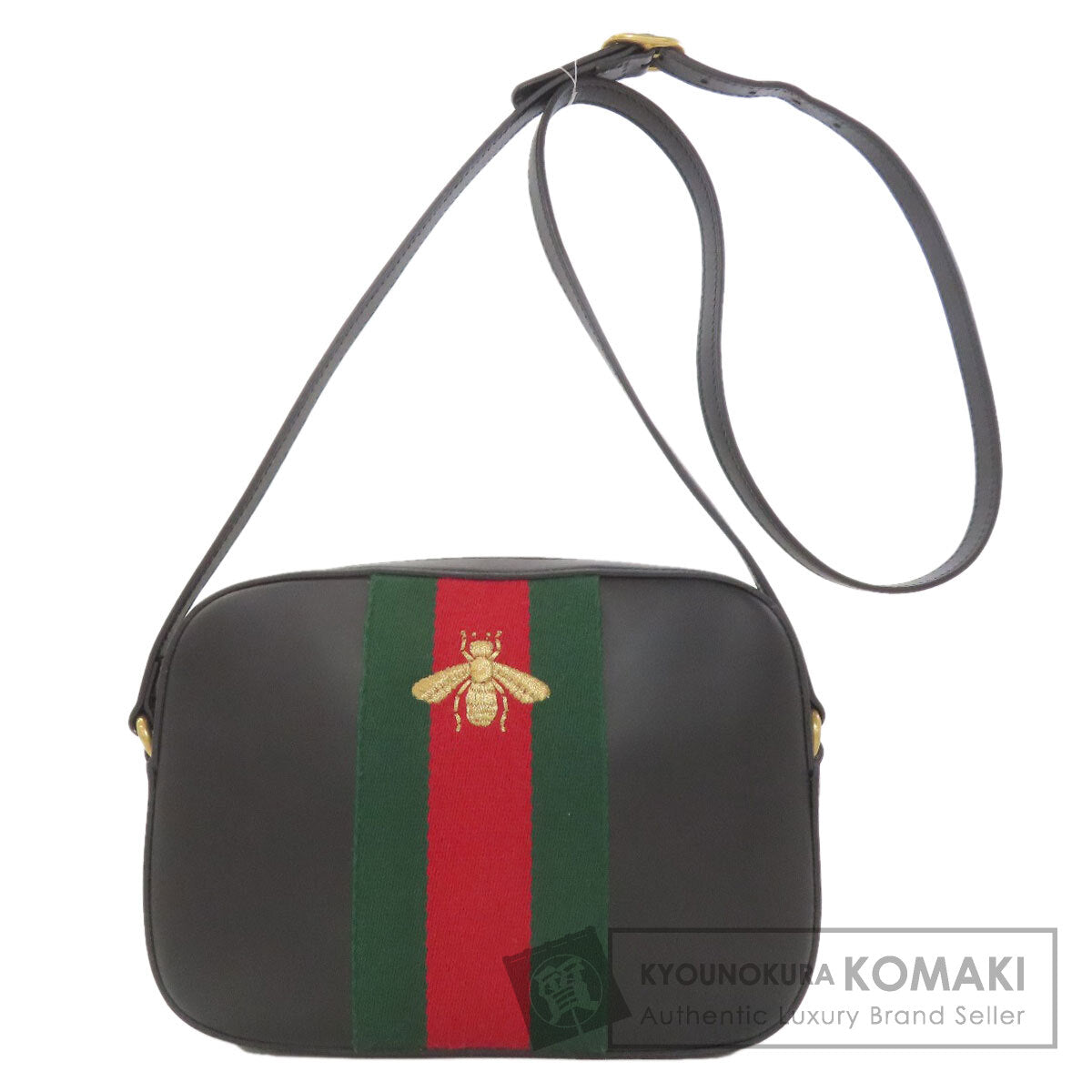 GUCCI 412008 Webbing line Shoulder Bag Canvas Ladies [Used]