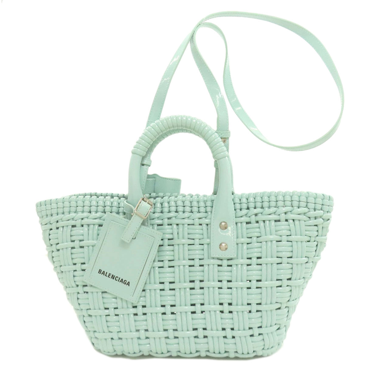 バレンシアガ 671342 ビストロXS 2WAY ハンドバッグ エナメル レディース 【中古】【BALENCIAGA】