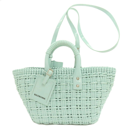 バレンシアガ 671342 ビストロXS 2WAY ハンドバッグ エナメル レディース 【中古】【BALENCIAGA】