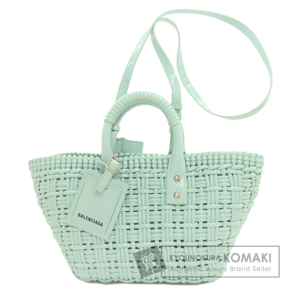 バレンシアガ 671342 ビストロXS 2WAY ハンドバッグ エナメル レディース 【中古】【BALENCIAGA】