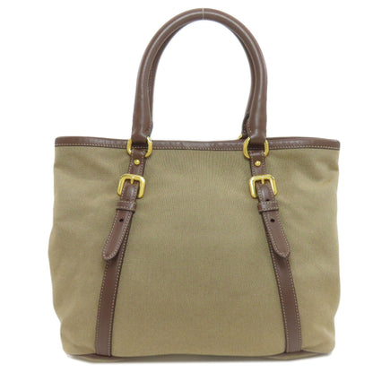 プラダ ロゴ金具 2WAY ハンドバッグ キャンバス レディース 【中古】【PRADA】
