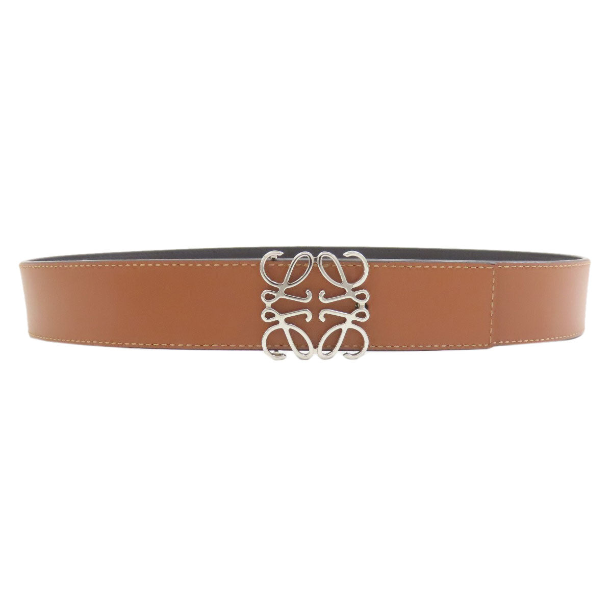 LOEWE anagram belt Leather mens [Used]
