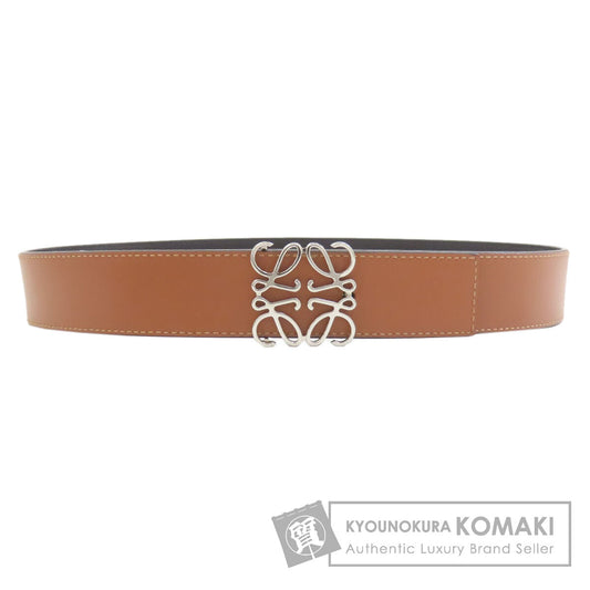 LOEWE anagram belt Leather mens [Used]