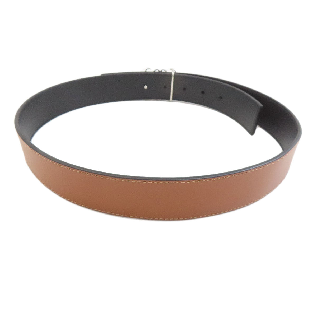 LOEWE anagram belt Leather mens [Used]