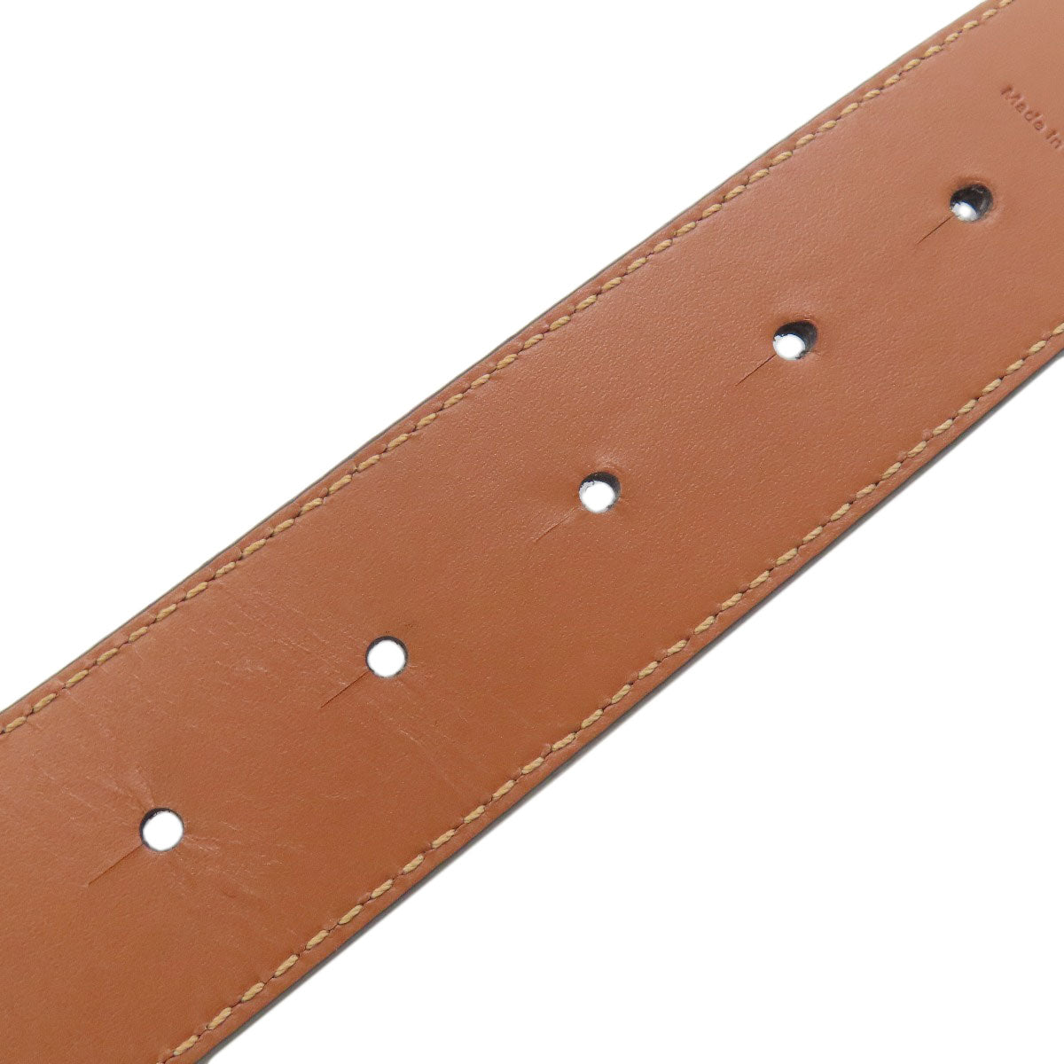 LOEWE anagram belt Leather mens [Used]