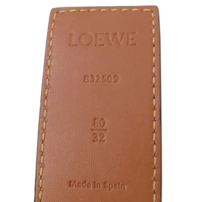 LOEWE anagram belt Leather mens [Used]