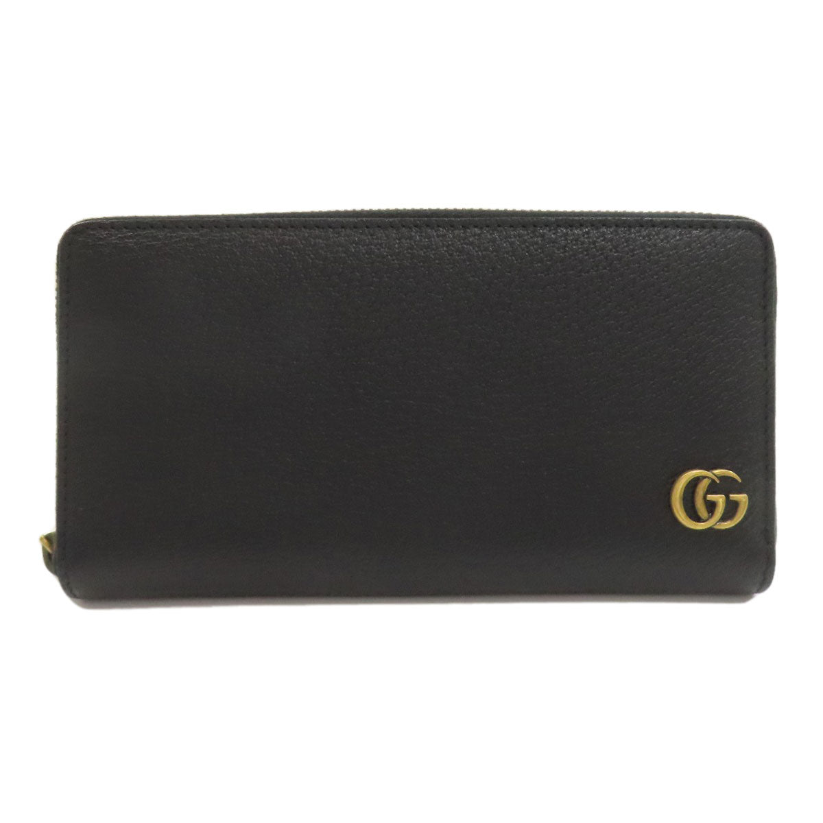GUCCI 428736 Double G zip around wallet Long wallet (with coin pocket) Leather Ladies [Used]