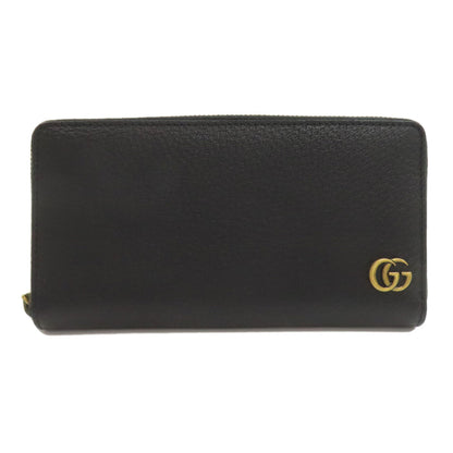 GUCCI 428736 Double G zip around wallet Long wallet (with coin pocket) Leather Ladies [Used]