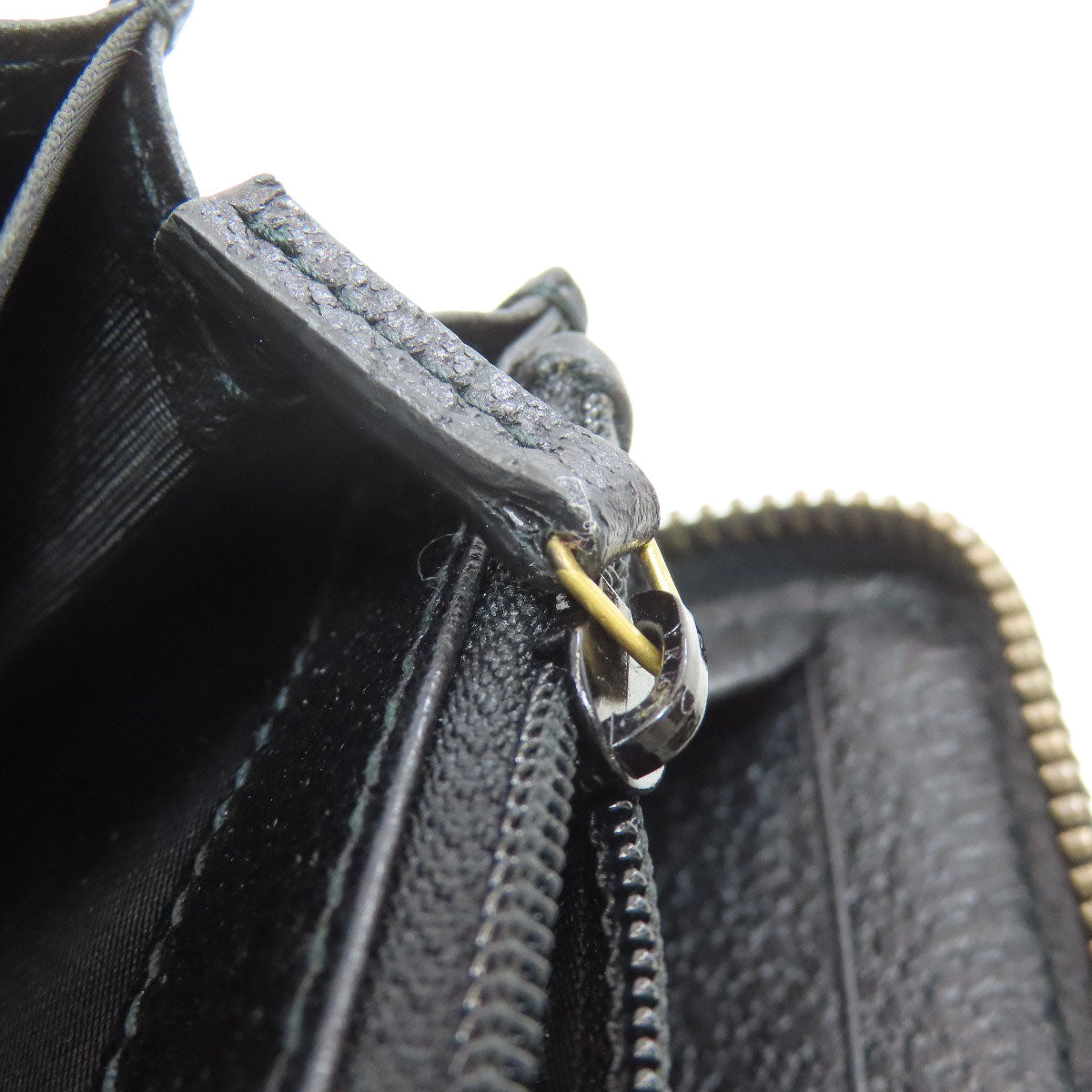 GUCCI 428736 Double G zip around wallet Long wallet (with coin pocket) Leather Ladies [Used]