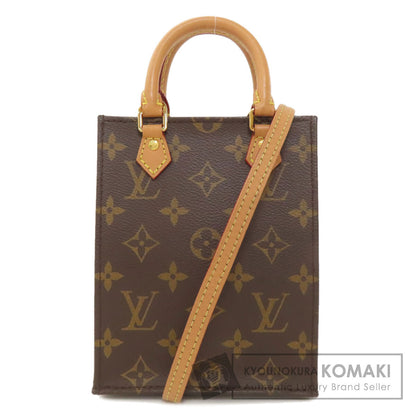 LOUIS VUITTON M69442 Petit Sac Plat Handbag Monogram canvas Ladies [Used]