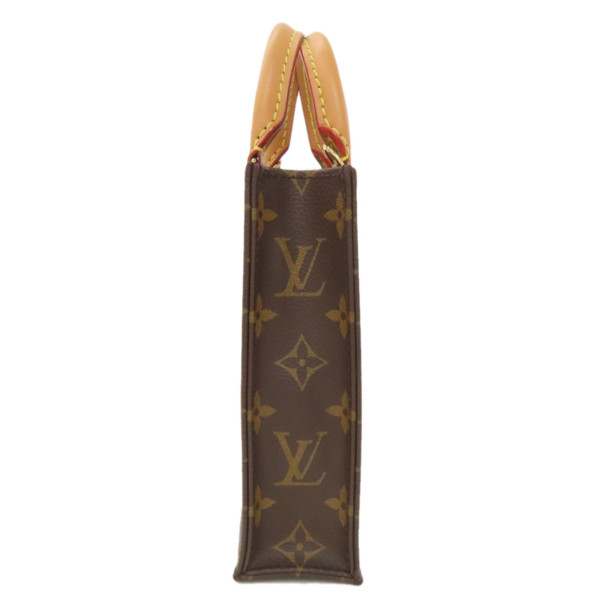 LOUIS VUITTON M69442 Petit Sac Plat Handbag Monogram canvas Ladies [Used]