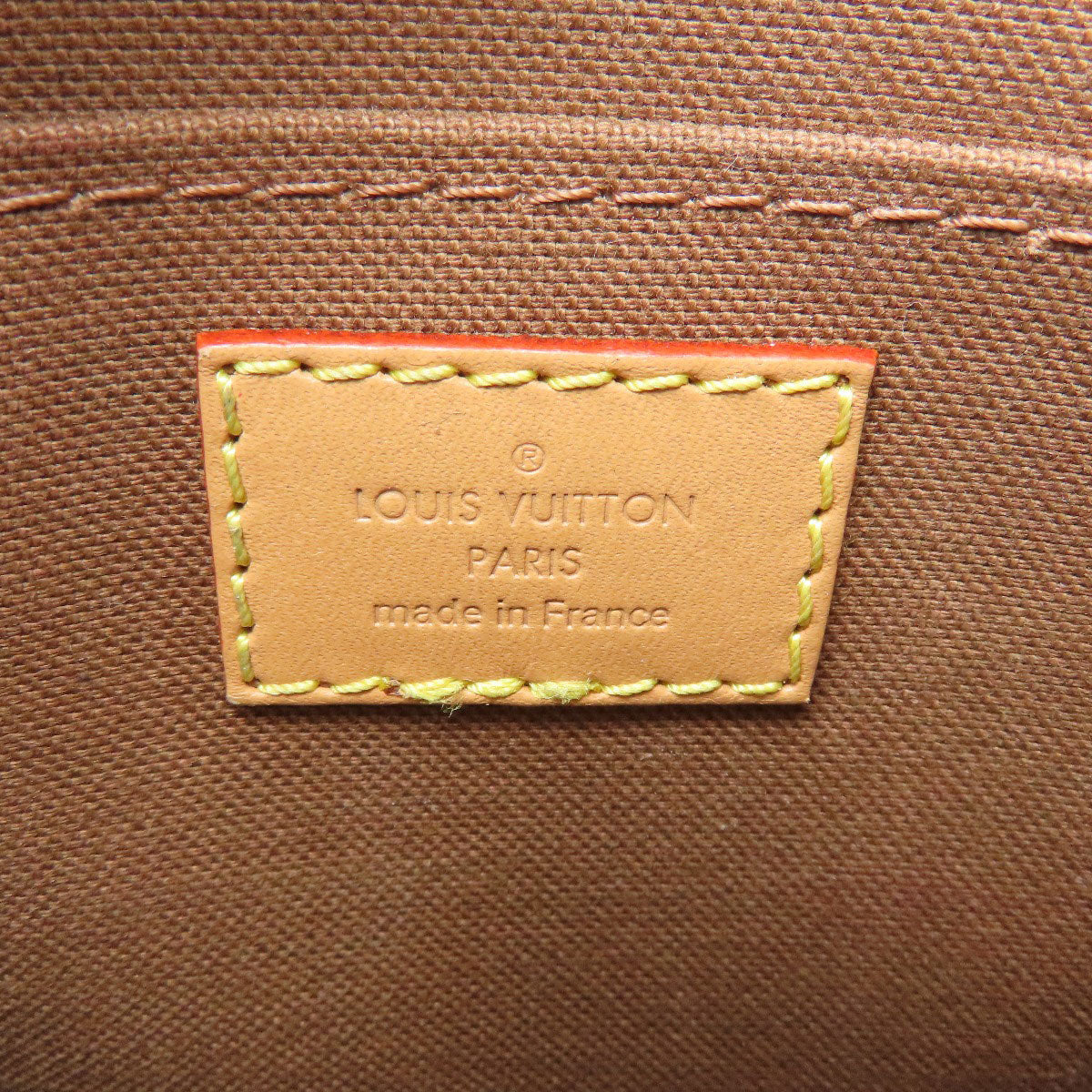 LOUIS VUITTON M69442 Petit Sac Plat Handbag Monogram canvas Ladies [Used]