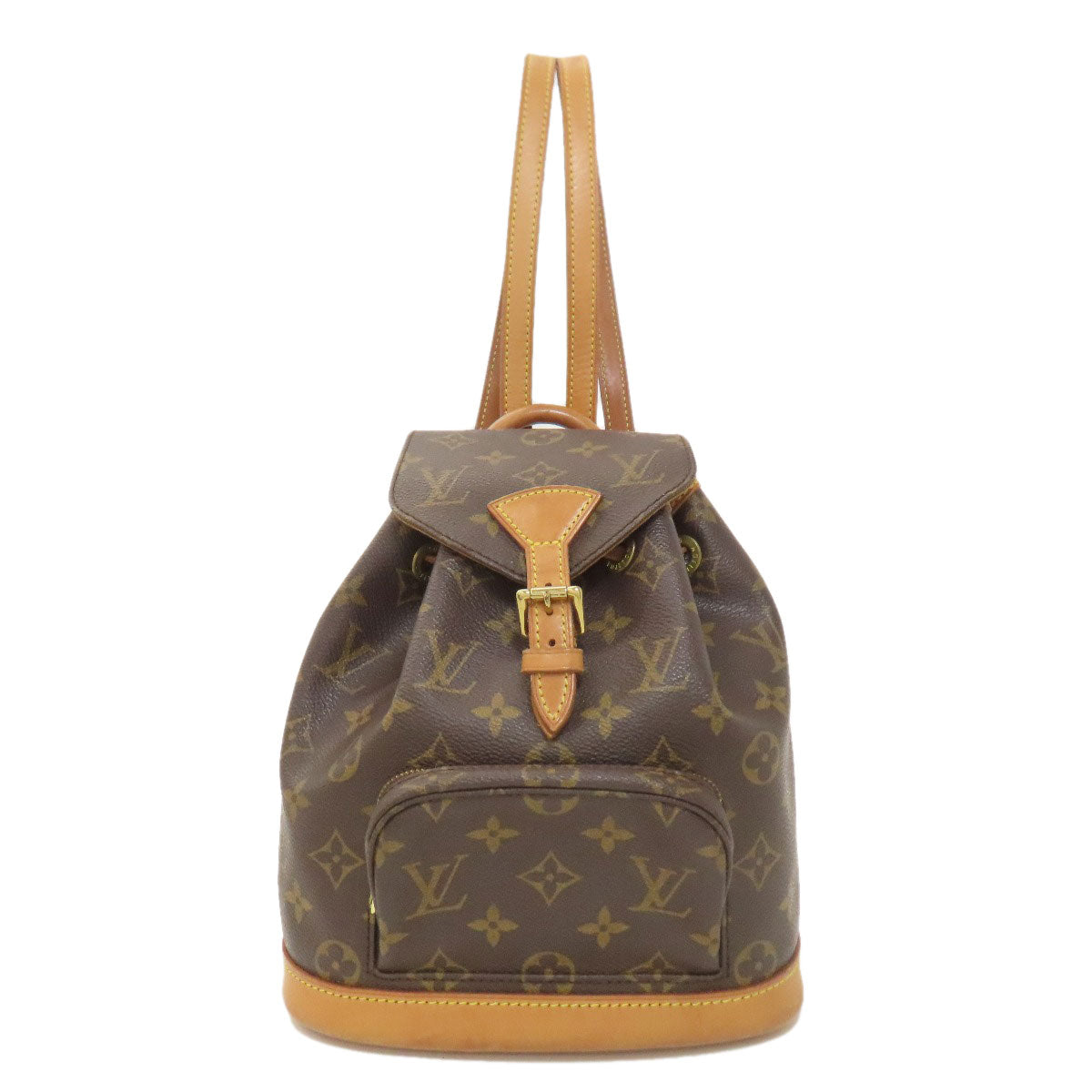 ルイヴィトン M51137 ミニモンスリ リュック・デイパック モノグラムキャンバス レディース 【中古】【LOUIS VUITTON】