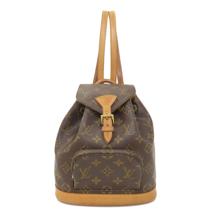 ルイヴィトン M51137 ミニモンスリ リュック・デイパック モノグラムキャンバス レディース 【中古】【LOUIS VUITTON】