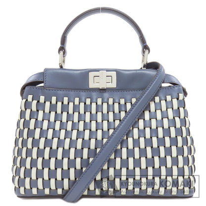 FENDI Peekaboo knitted 2-way Handbag Calf Ladies [Used]
