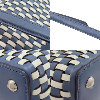 FENDI Peekaboo knitted 2-way Handbag Calf Ladies [Used]