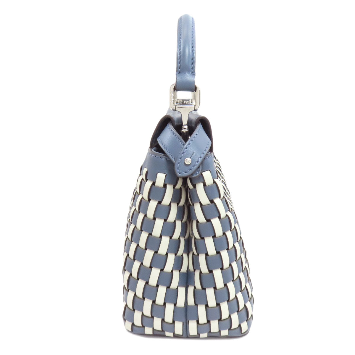 FENDI Peekaboo knitted 2-way Handbag Calf Ladies [Used]