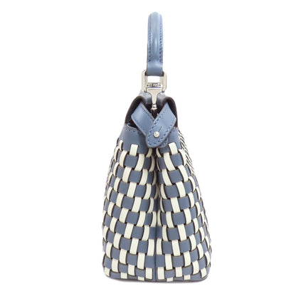 FENDI Peekaboo knitted 2-way Handbag Calf Ladies [Used]