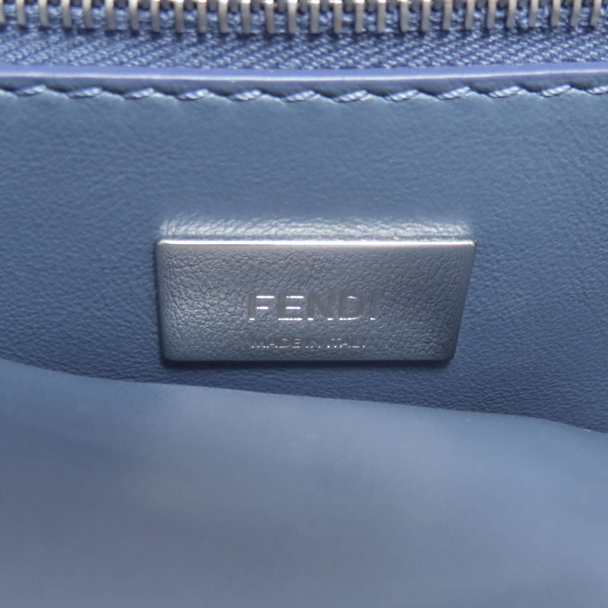 FENDI Peekaboo knitted 2-way Handbag Calf Ladies [Used]
