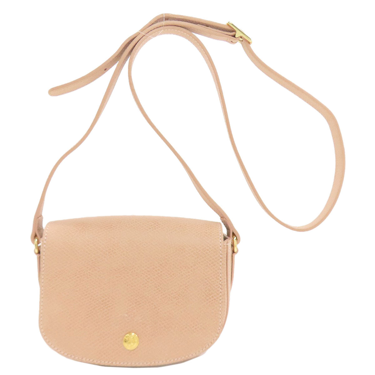 ロンシャン ロゴ ショルダーバッグ レザー レディース 【中古】【Longchamp】