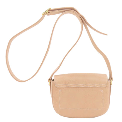 ロンシャン ロゴ ショルダーバッグ レザー レディース 【中古】【Longchamp】