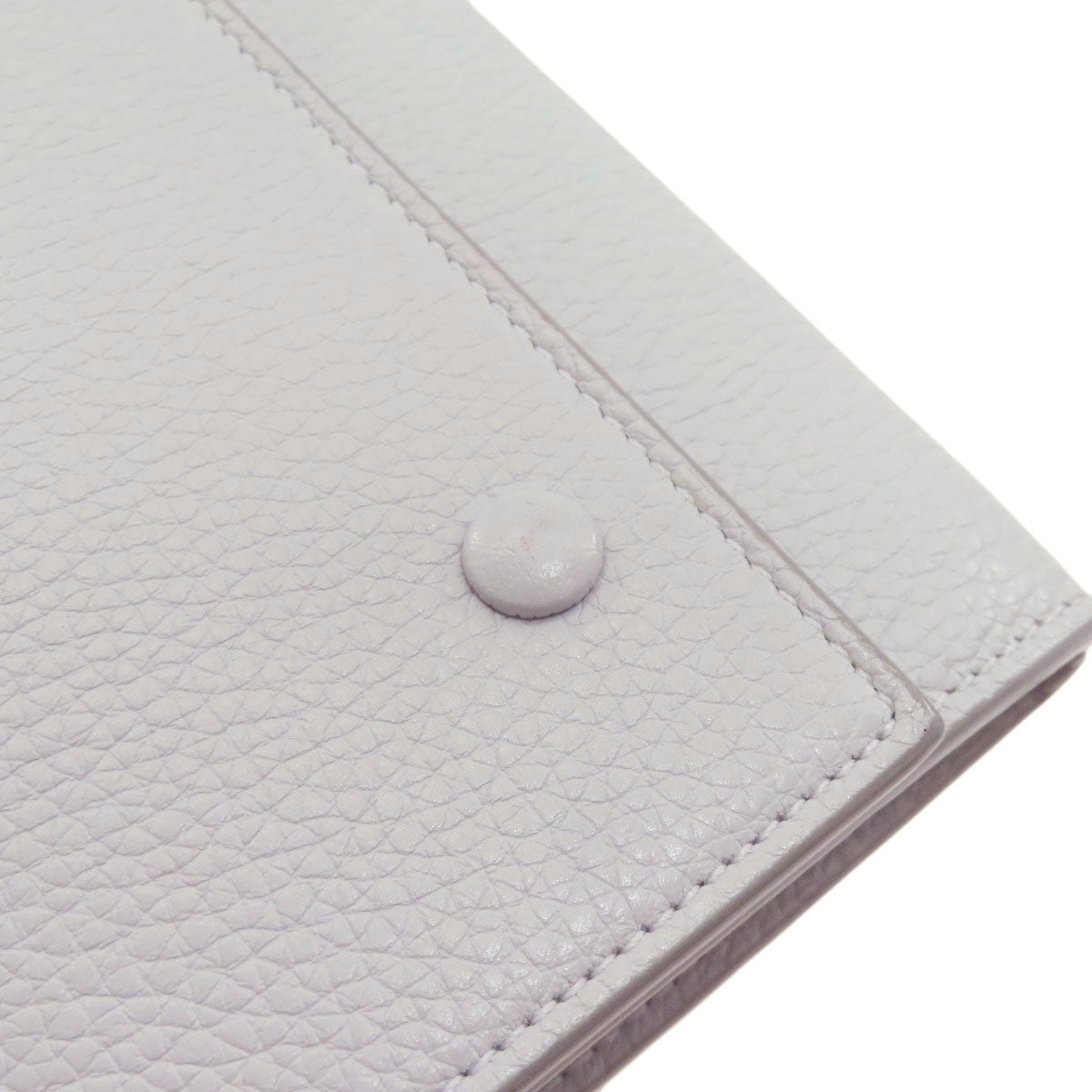 CELINE logo Long wallet (with coin pocket) Leather Ladies [Used]