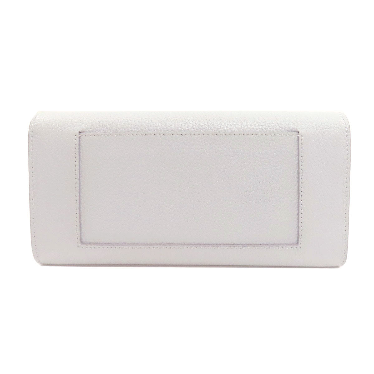 CELINE logo Long wallet (with coin pocket) Leather Ladies [Used]