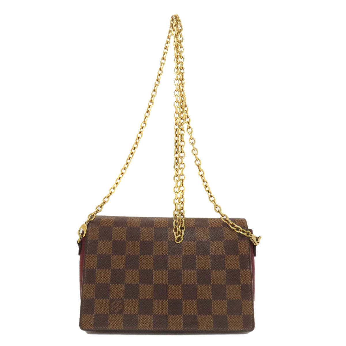LOUIS VUITTON N60222 Portefeiulle Vavin Chain Long wallet (with coin pocket) Damier canvas Ladies [Used]